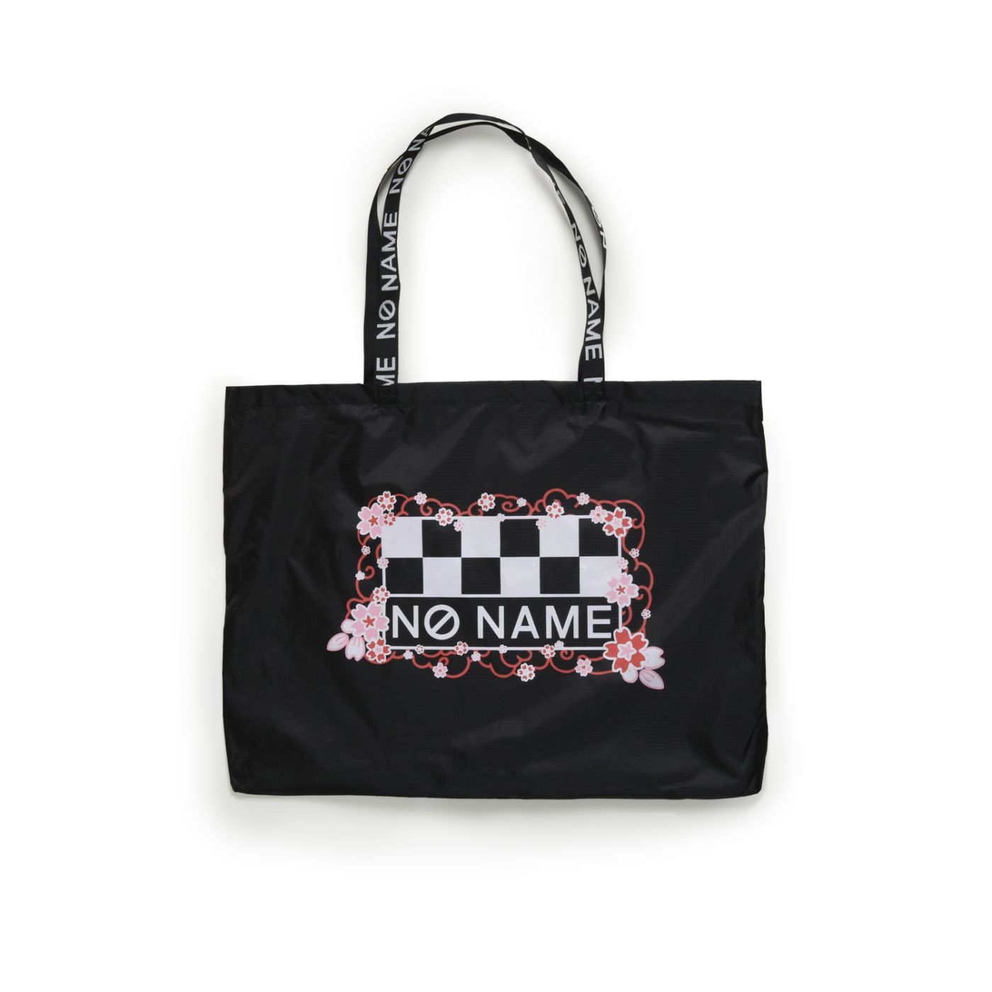 TOTE BAG - NYLON - BLACK LOGO TOKYO